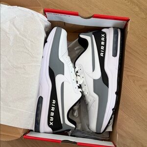 Nike Air Max Men's White and Black Sneakers